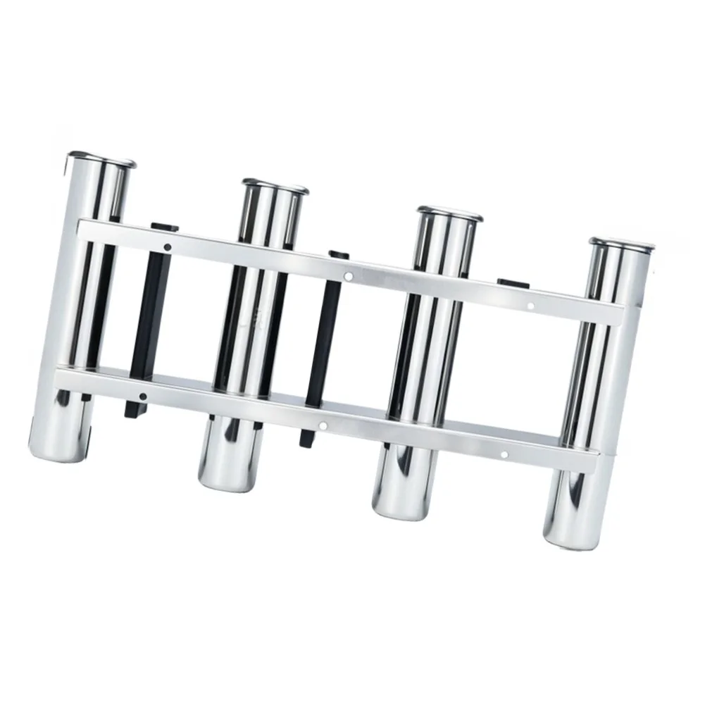 For Marine Sports 294*220mm Boat Rod Rack Fishing Rod Holder Yacht Rod Organizer Pre Drilled Holes Upright Rod Position