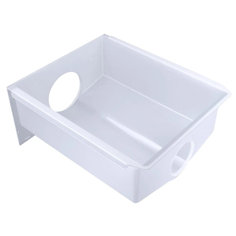 

W10670845, WPW10670845 Refrigerator Ice Bucket For 2196091, 1115342, 1115372, 2152701, 2152702 White