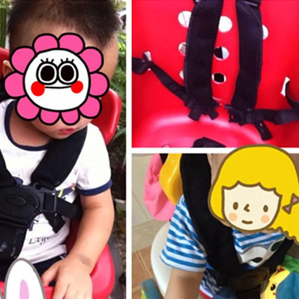 مشبك حزام قابل للتعديل لعربة الأطفال حزام الأمان يدفع باليدين حزام تسخير 5 نقطة تسخير حزام الأمان حزام مقعد عربة الطفل