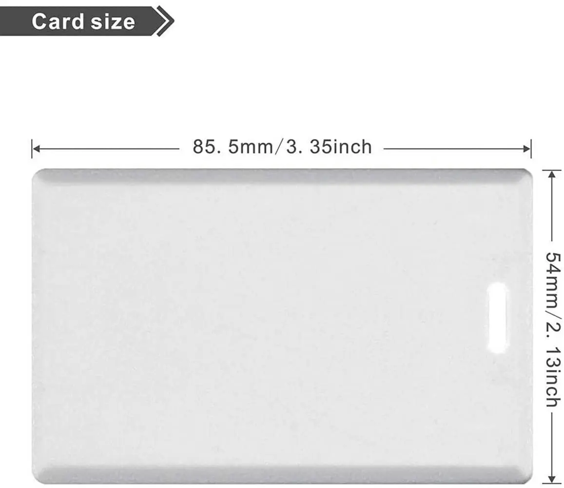 5Pcs T5577 RFID 125khz NFC Tag Proximity Clamshell Card Thick Cards Copy Rewritable Writable Blank 1.8mm