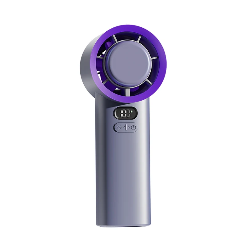 KINSCOTER Portable Handheld Turbo Fan 100 Wind Speeds Adjustable Mini Personal Fan Battery Operated Electric Eyelash Fan
