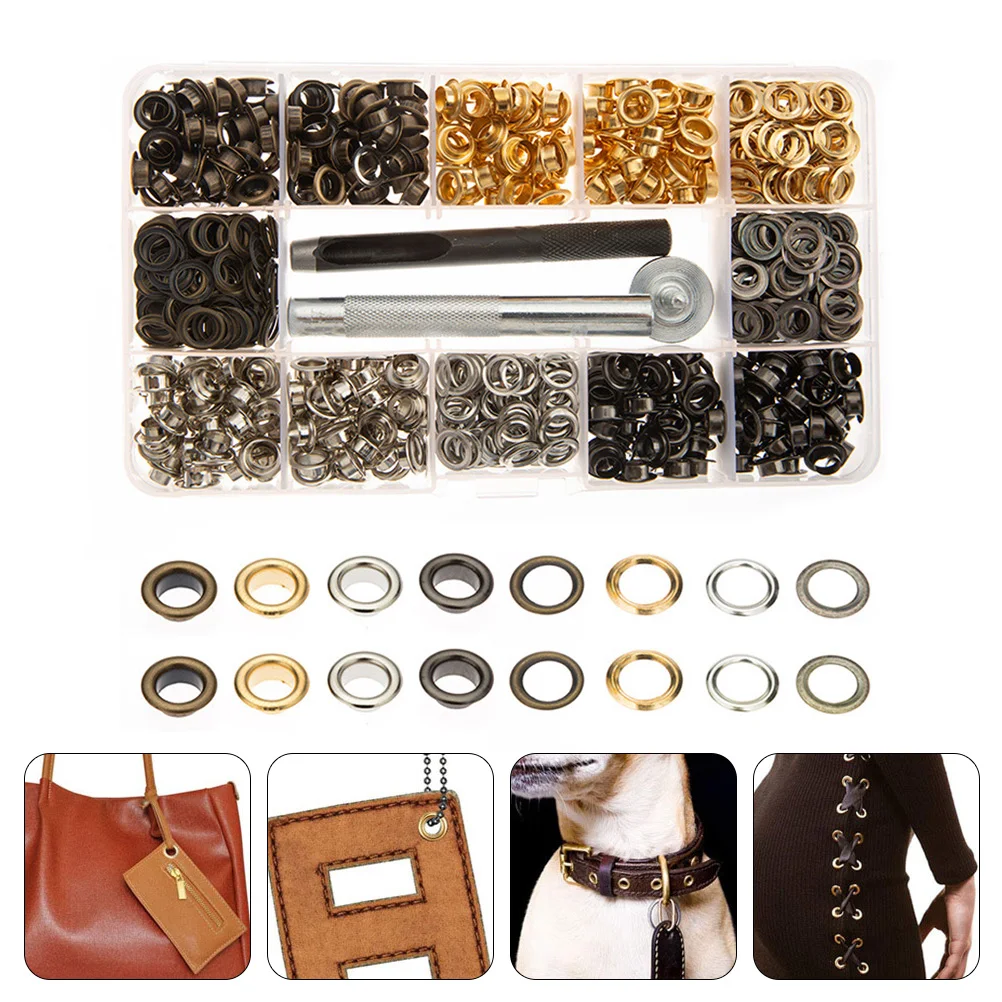 

1 Shoes Air Hole Handicraft Eyelet Diy Kit With Tools For Bag Clothes Hat Shoes Alloy Grommet Tool