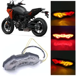Fits for Yamaha TRACER 7 MT07 TRACER 700 700GT 2016-2020 Motorcycle LED Taillight Rear Brake Turn Signal Integrated Tail Lights