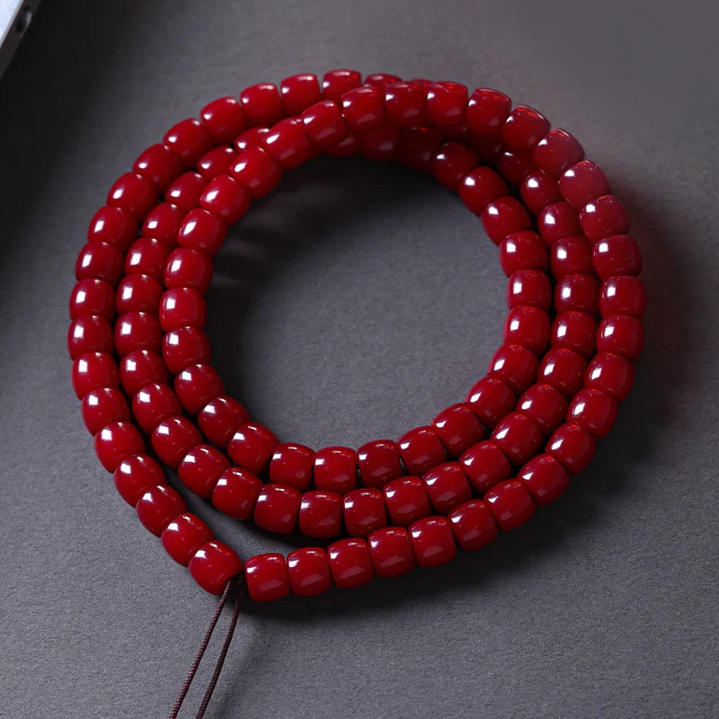 

Boutique Original Seed Vermilion Sand Bracelet With Multiple Circles For Men And Women Natural Bodhi Roots Handmade