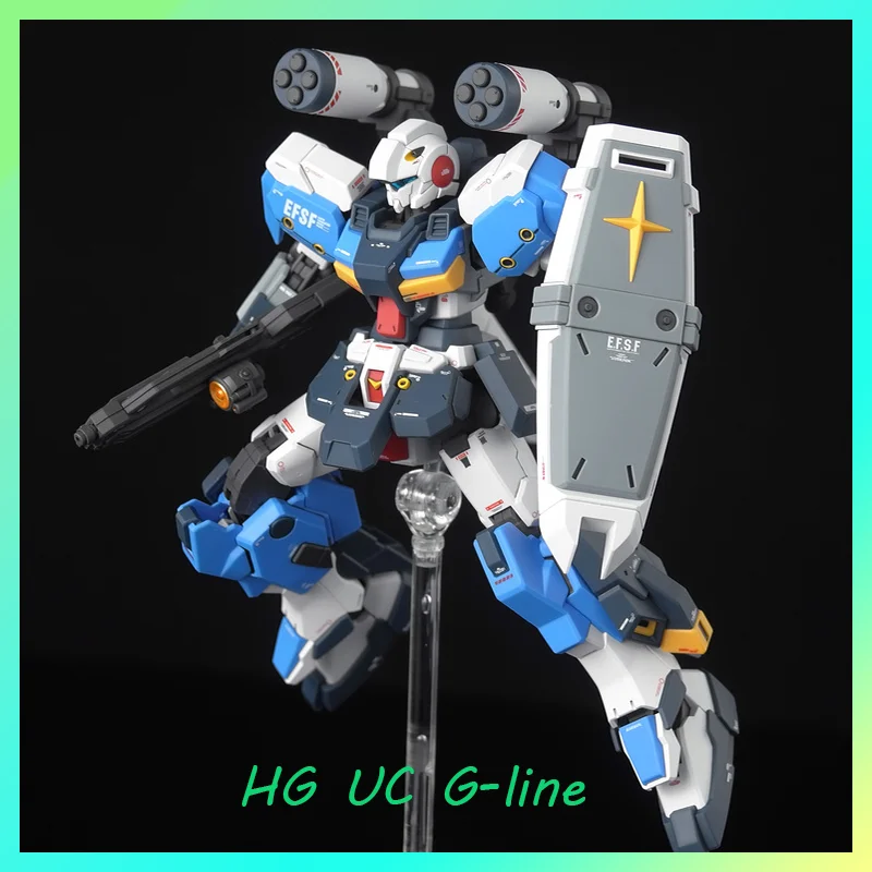 

In-stock Wanmo Hui HG RX-81ST G-Line Armor Repair Standard Type PB 1/144 Figure Assembly Model Kit Children's Toy Gift