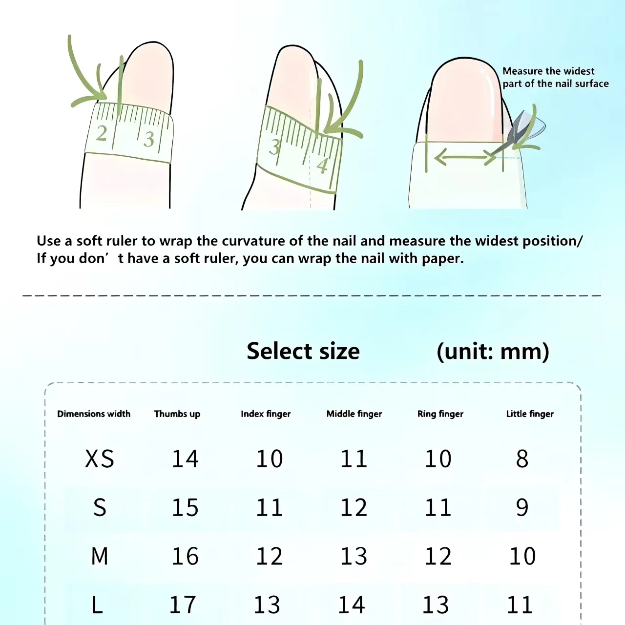 10PCS Handmade Cartoon Kids Press On Nails Safe Non Toxic for 3 10 Years Old Girls With 4-PIECE Tool Adhesive Nail Glue Tabs