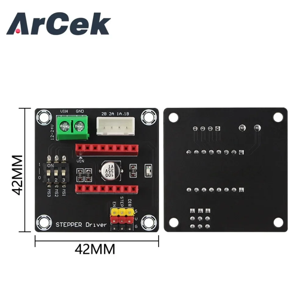 Scheda di espansione del Driver del motore passo-passo a 42 canali modulo Driver passo-passo modulare DRV8825/A4988 per stampante 3D UNO R3
