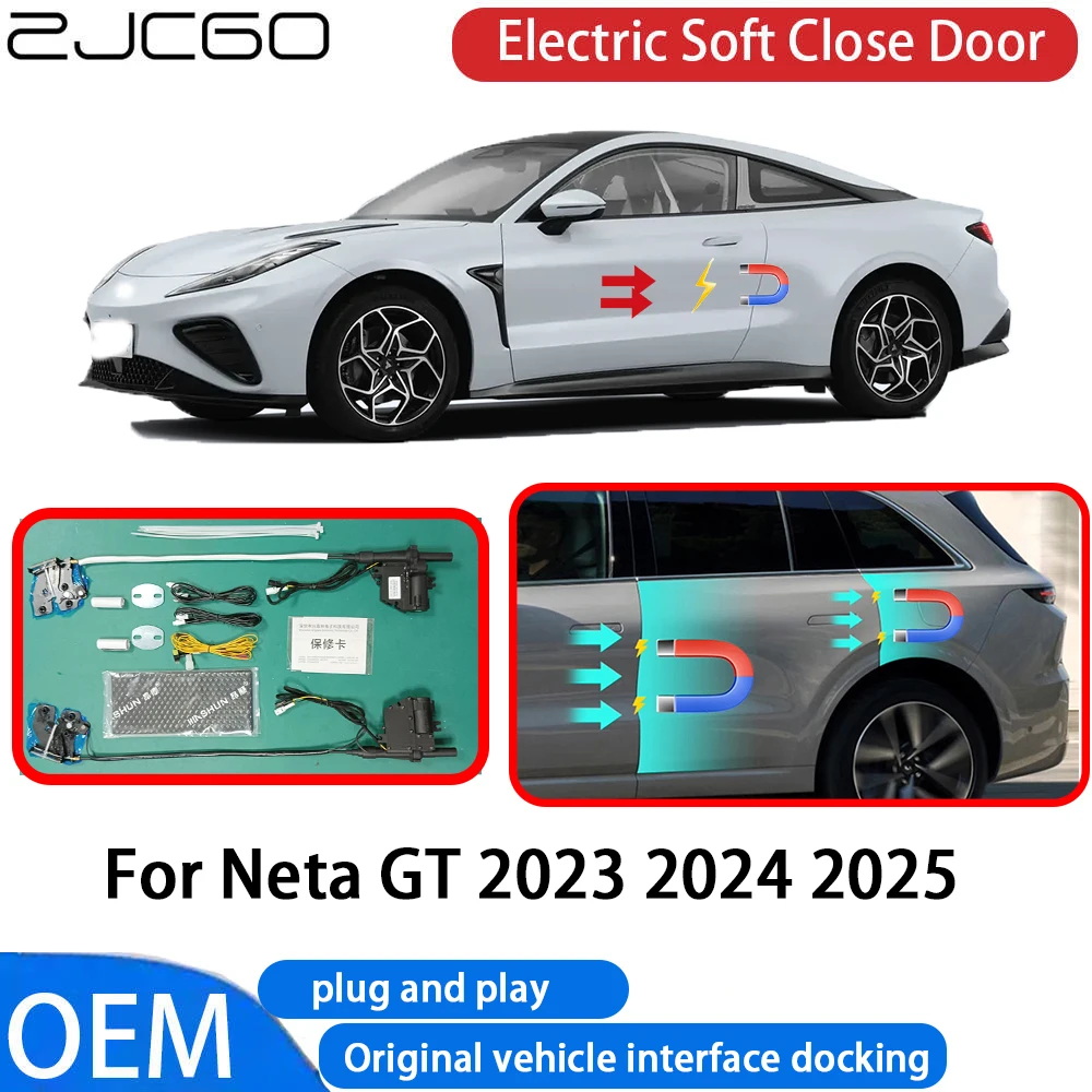 for Neta GT 2023 2024 2025 Car Automatic Electric Soft Close Door Closer System OEM Plug and Play Comfort Closing