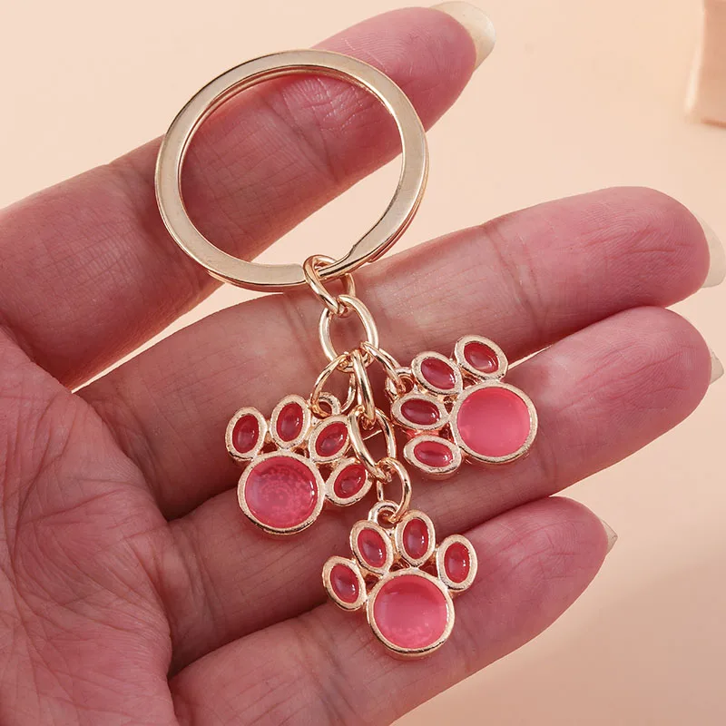 Aihua Niedlicher Schlüsselanhänger, Katze, Hund, Pfote, Schlüsselanhänger, Ketten für Damen und Herren, Handtasche, Zubehör, DIY, handgefertigter Schmuck, Geschenk – Detail 14