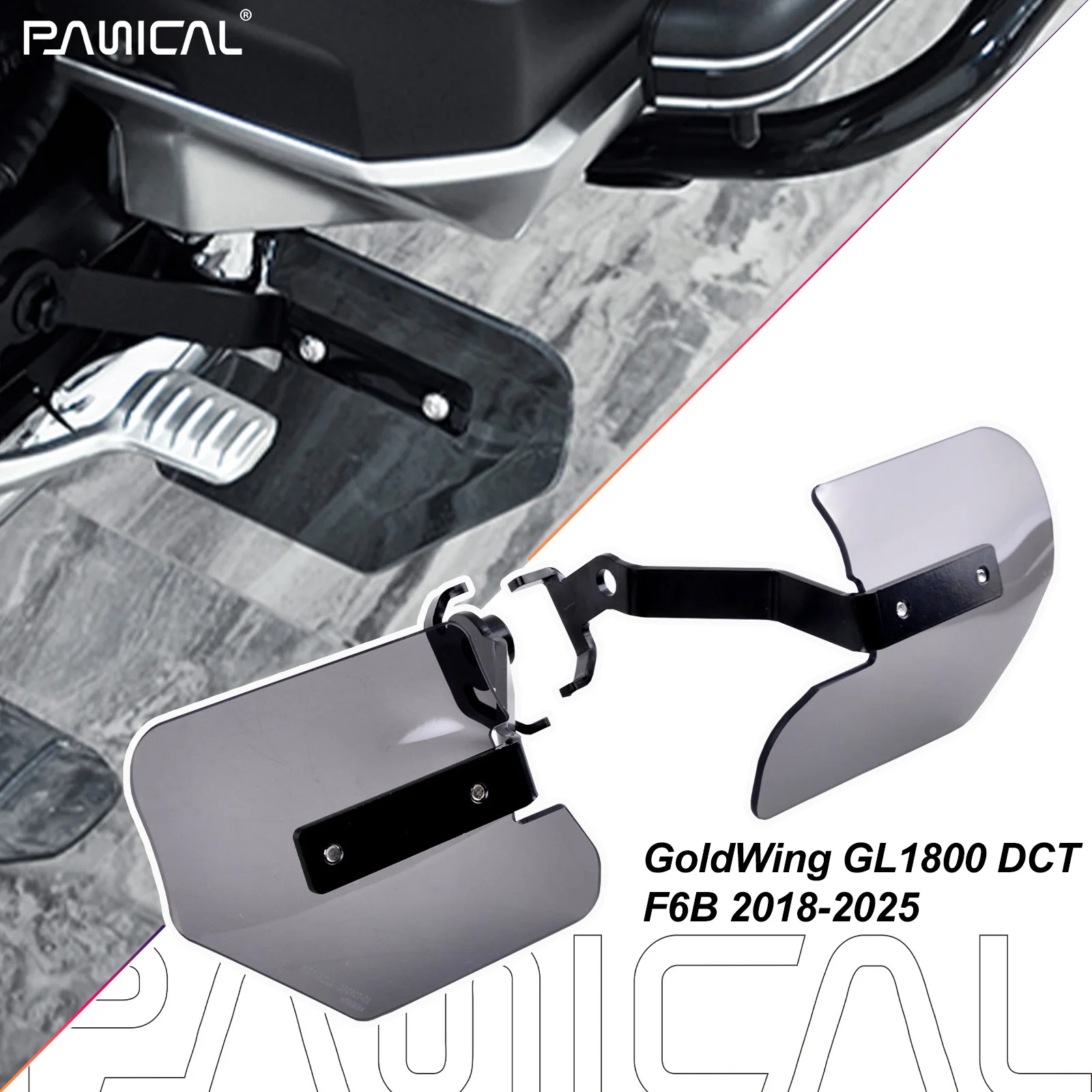 Panical Goldwing 2018-2026 for Honda Goldwing GL1800 F6b Foot Spoiler Windshield Foot Shield Air Deflector Motorcycle Fairing