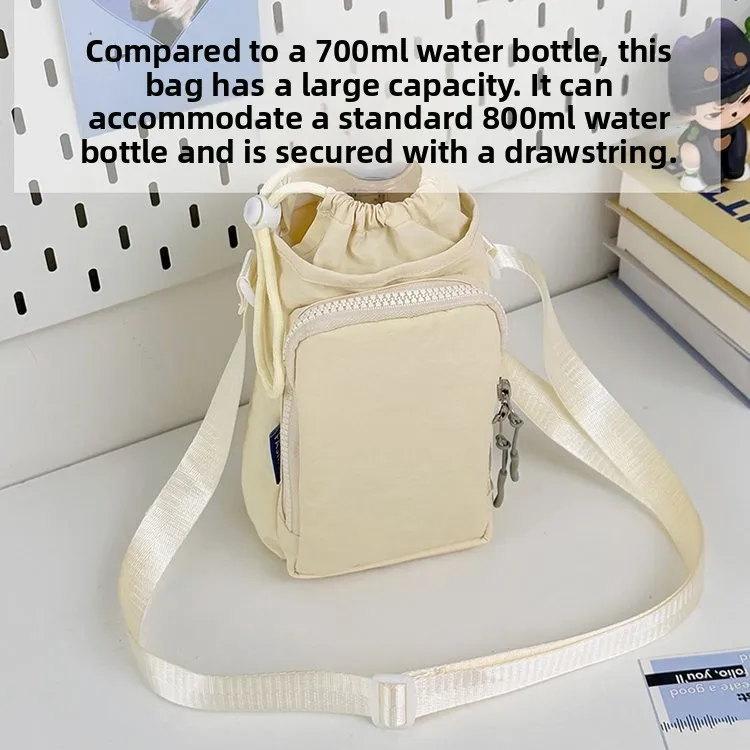 Spring Outing Outdoor Lightweight Thermal Cup Diaper Bag Waterproof Mobile Phone Bag Water Bottle Bag Single Shoulder Bag Coi...