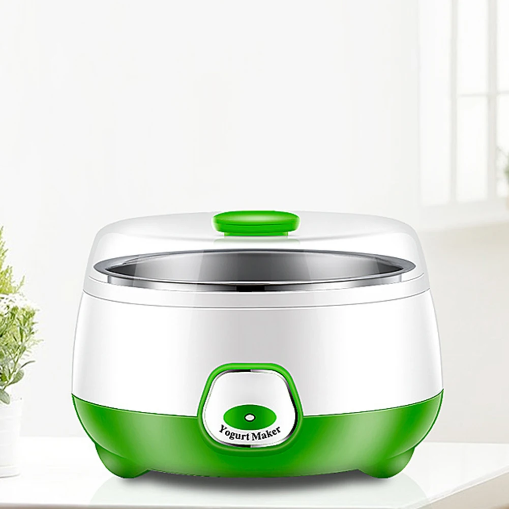 ماكينة صنع الزبادي اليوناني مع تحكم ثابت في درجة الحرارة ، الزبادي الكهربائي ، نبيذ الأرز الناتو ، 1 لتر
