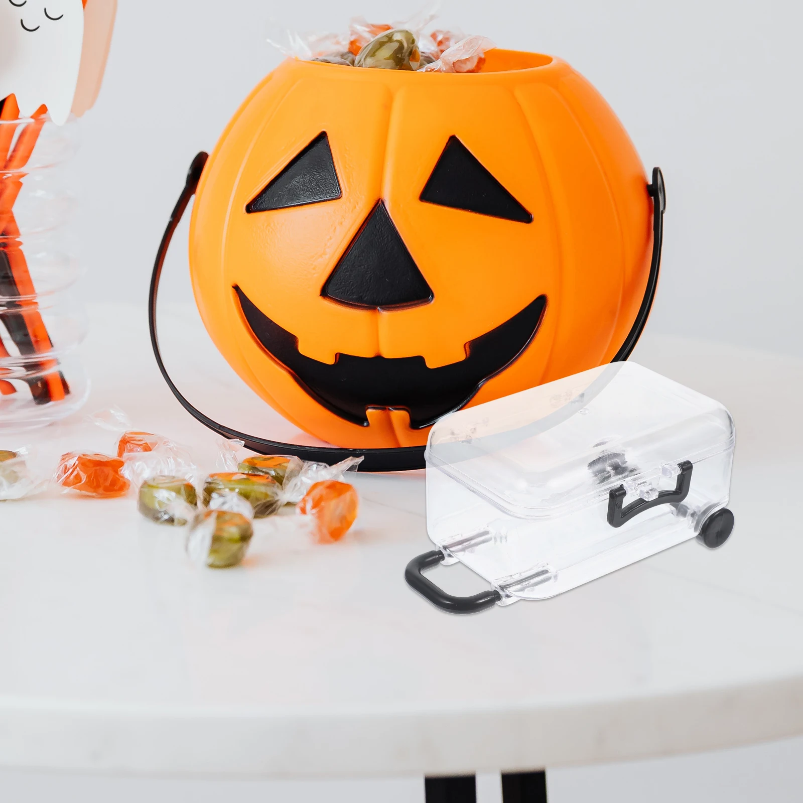

12pcs Mini Suitcase Candy Boxes Trolley Case Wedding Favor Material Travel Party Decorations Gifts Storage