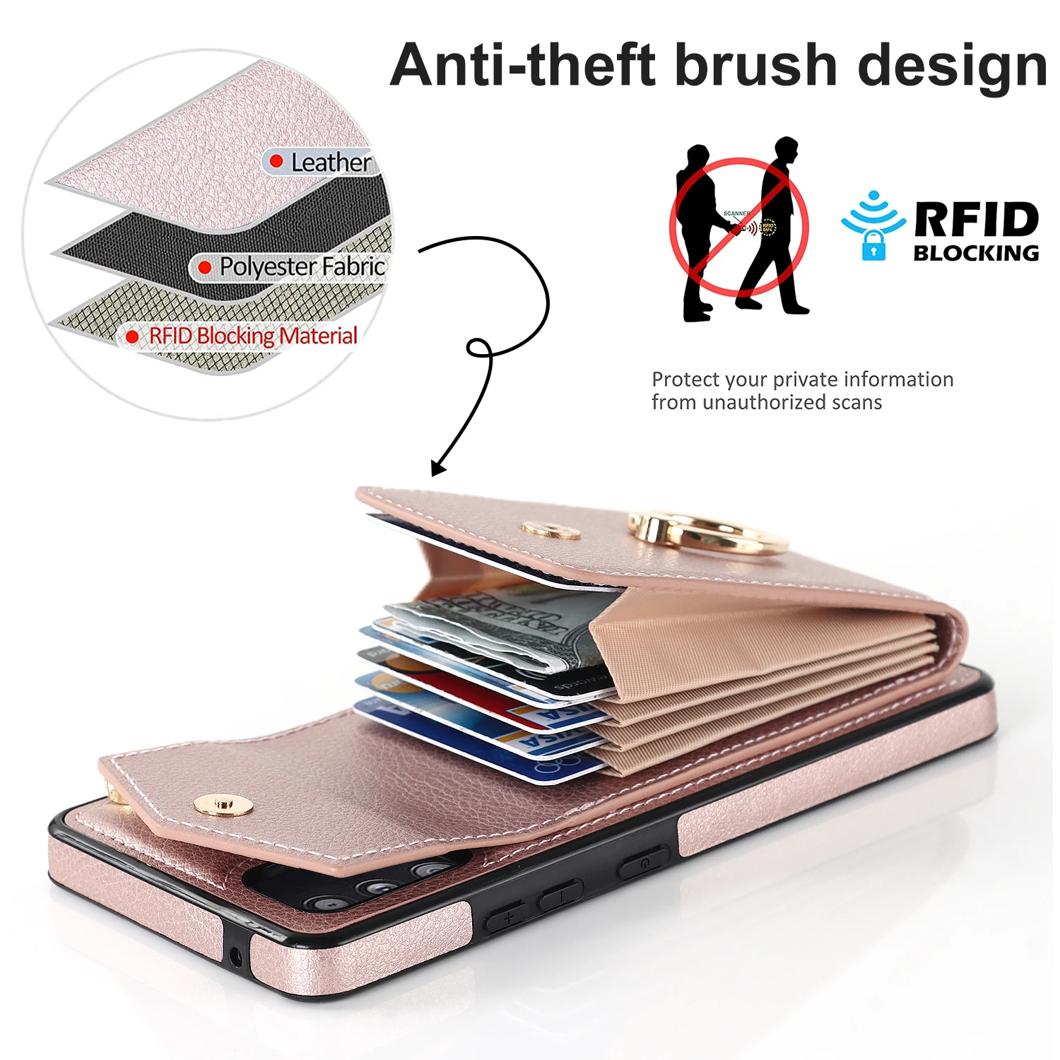 Leder Karte Pack Telefon Fall Für A82 A73 A72 A71 A70 A53 A52 A51 A50 A42 A33 A32 A22 A13 a12 5G Schutzhülle Hand seil Abdeckung