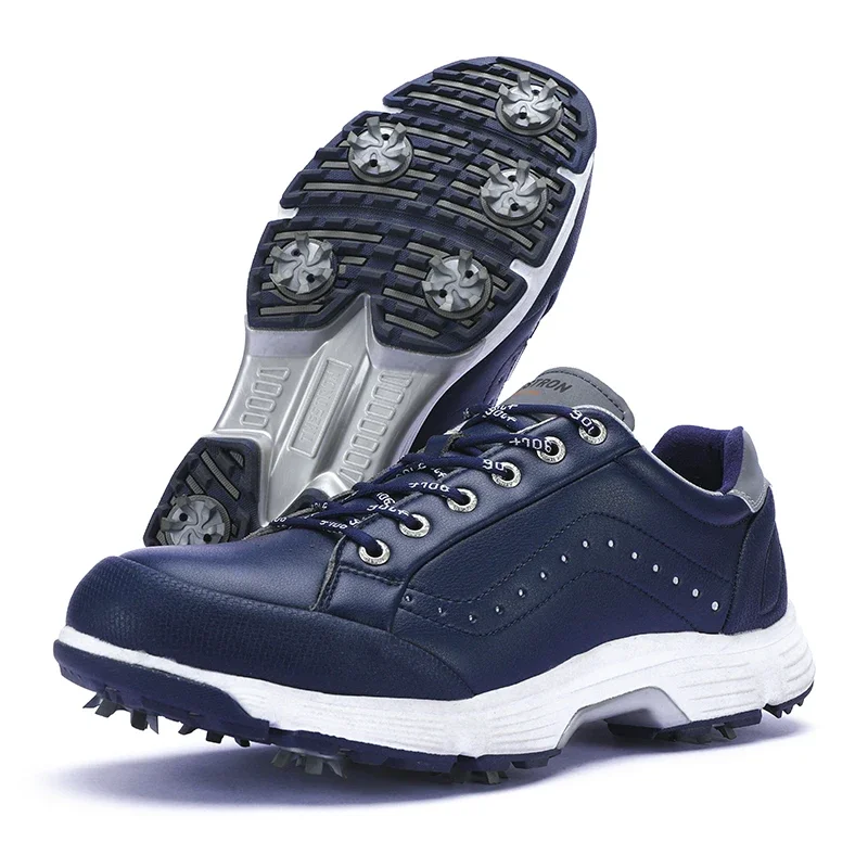 Spikes Waterproof Golf Shoes Men Outdoor Light Weight Quality Golf Sneakers Men Comfortable Walking Sneakers Male Golfing Shoes