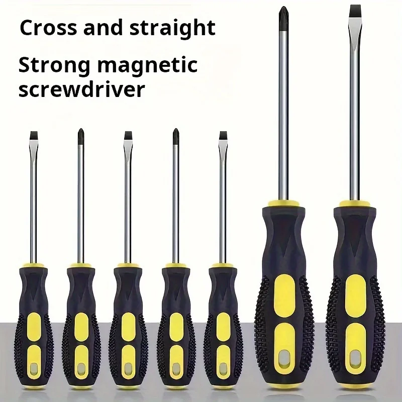 

2-piece Screwdriver Set —— Made of Chrome Vanadium Steel, with Magnetic Tips and Non-slip Cushioned Grip Handles.