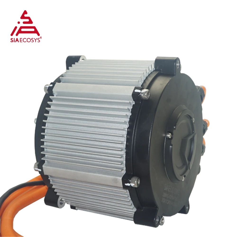 Nova chegada SIA200-50 pico 26kw 92n.m motor pmsm com relação de engrenagem 1:2.04 motor ip67 para motocicleta elétrica da siaecosys