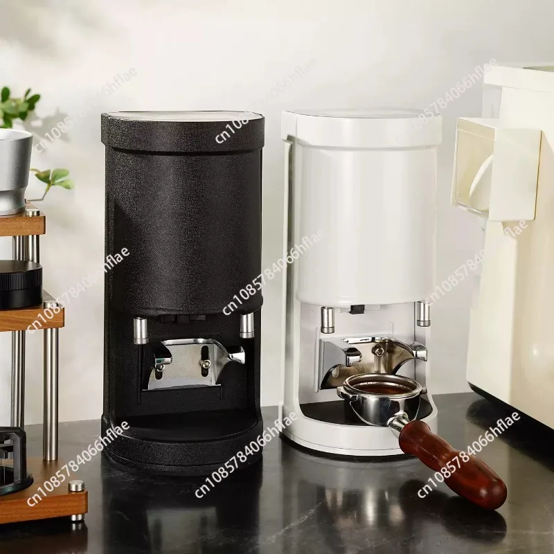 100-240V Tamper 58mm Automatic Electric Coffee Tamper Commercial Coffee Powder Hammer Stainless Steel Flat Press