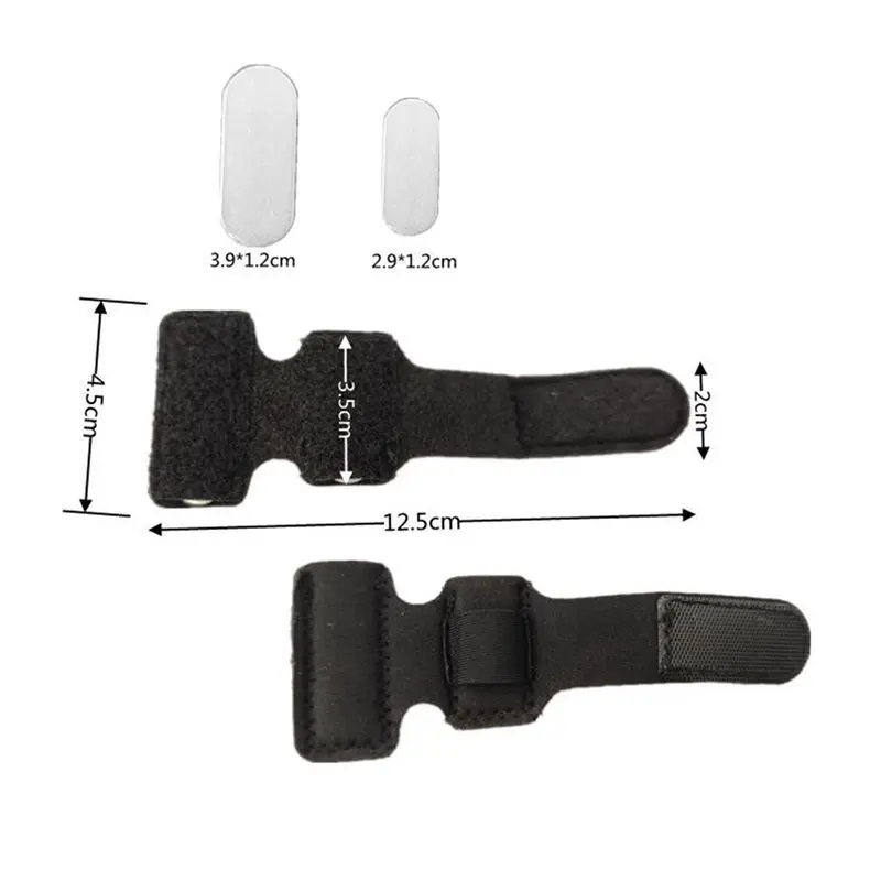 【ESSENTIALS】 Corrector alisador de dedos de martillo para mujeres y hombres - Envolturas de férulas de dedos ajustables de 8 piezas con soporte de placa de aluminio
