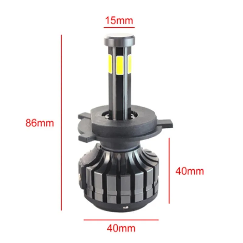 مصباح أمامي لسيارة كانبوس ، مصباح ضباب تلقائي ، مصباح عدسة جهاز عرض ثنائي ، 3D ، درجة إضاءة ، H7 ، LED ، ميني H4 ، H1 ، HB3 ، HB4 ، H11 ، من 6 جوانب