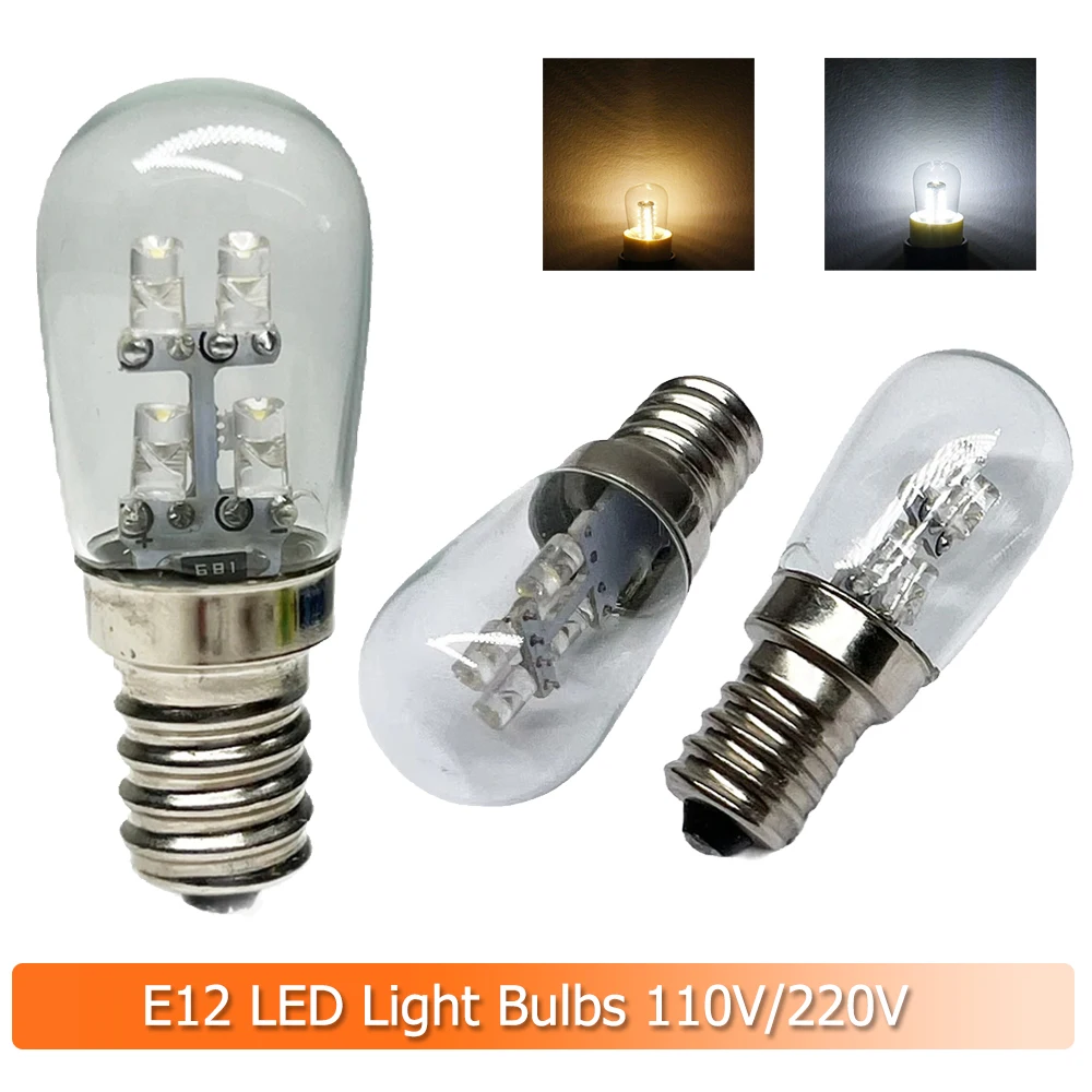 2w Led Bulb 220v Light E12 Corn Lights For Refrigerators Cool White Warm Bulbs 110v Mini Sewing Machine Energy Saving Lamp Night