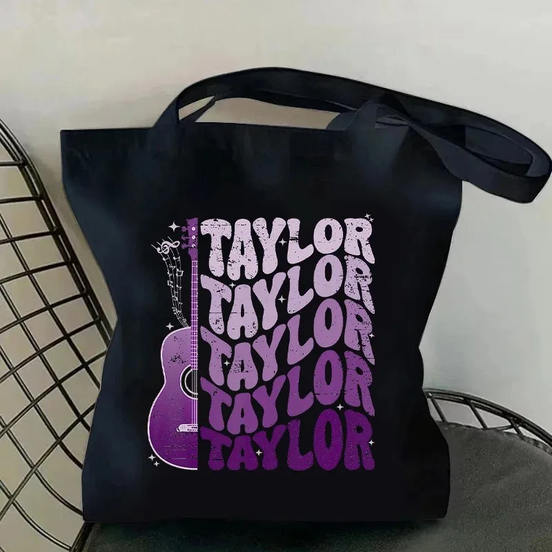 تايلور شيء لن تفهم حقيبة قماش الجيتار قمة الموضة سعة كبيرة المحمولة تخزين حمل أكياس التسوق المنظم #3