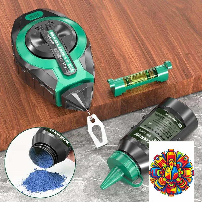 kit-de-ferramentas-para-marcacao-de-linhas-com-3-pecas-rolo-de-giz-para-marcenaria-oficina-e-entusiastas-de-reforma-residencial-com-retracao-rapida-e-ponta-fina