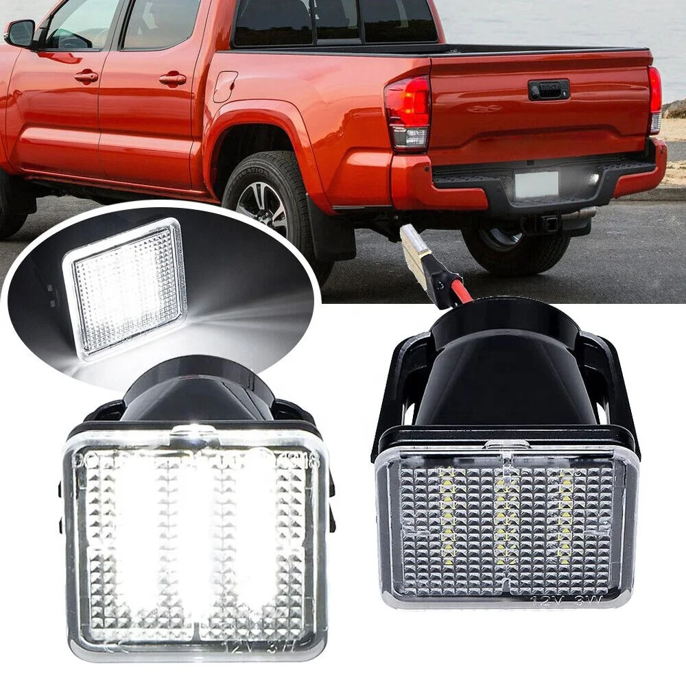 Flying Wing  Sell Like Hot Cakes Car License Plate Light For  TUNDRA 2014-2021 Tacoma 2016-2023 License Plate Light