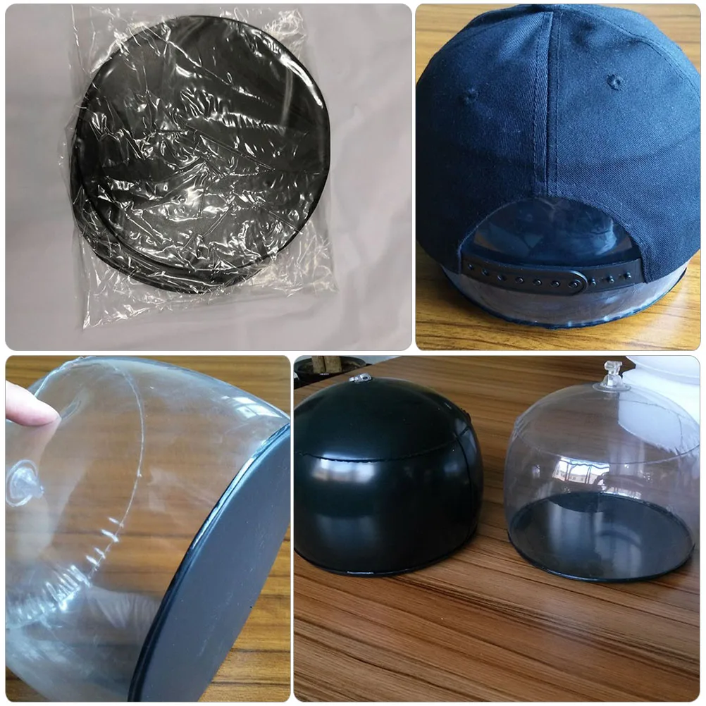 

PVC Hat Styler Cap Shape Holder Inflatable Shaper Easy Storage Protect Hats Display Rack for Home Clothes Shop Use