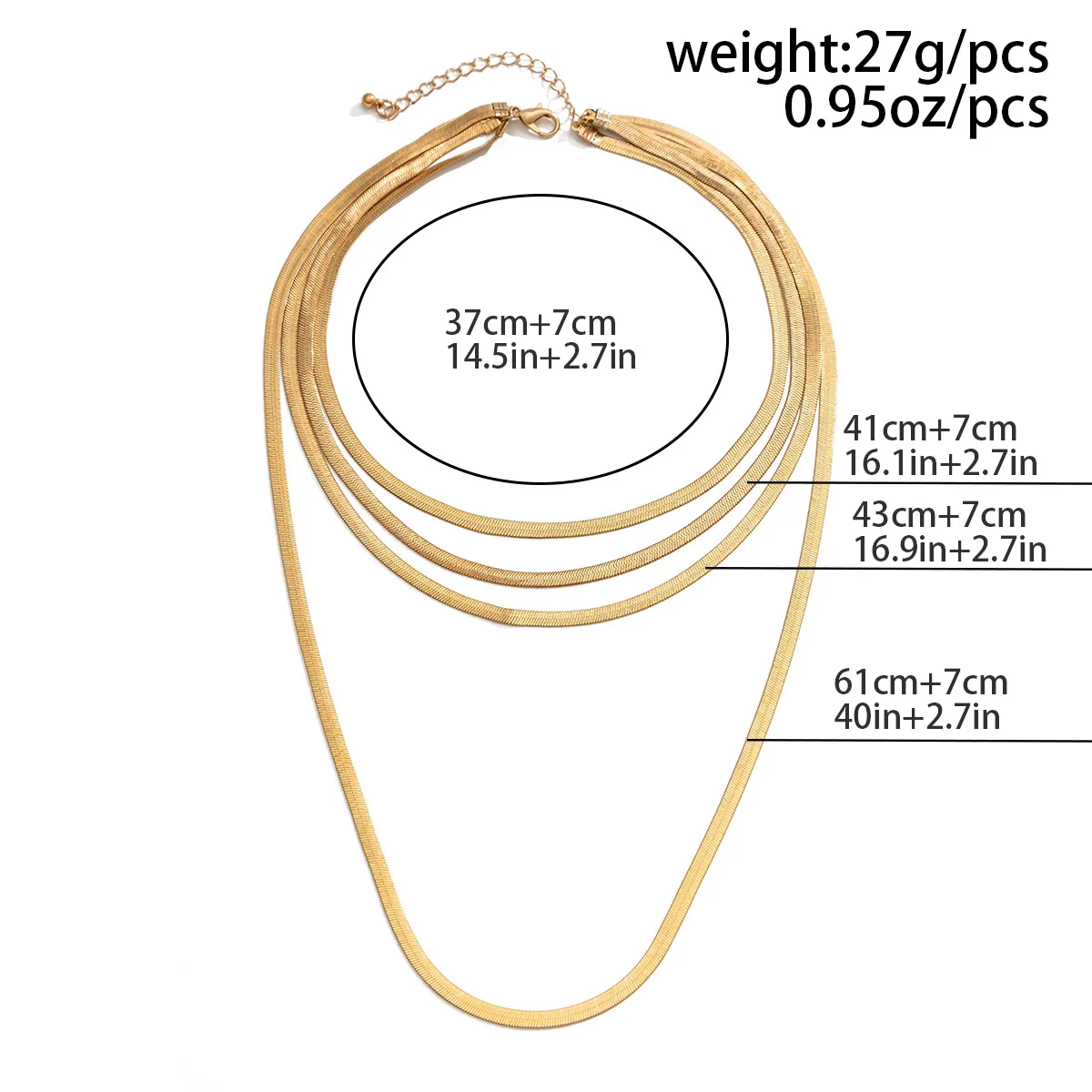 Boho Gold Color Metal Flat Snake Chain Collarbone Necklace 2025 Women's Lyered Sexy Long Style Girl Fashion Charm Jewelry