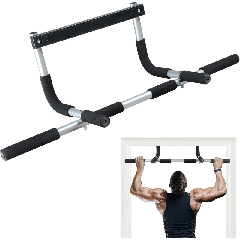 

leikefitness Pull-Up Bar For Door Frame Adjustable Portable Upper Body Fitness Workout For Home Gyms