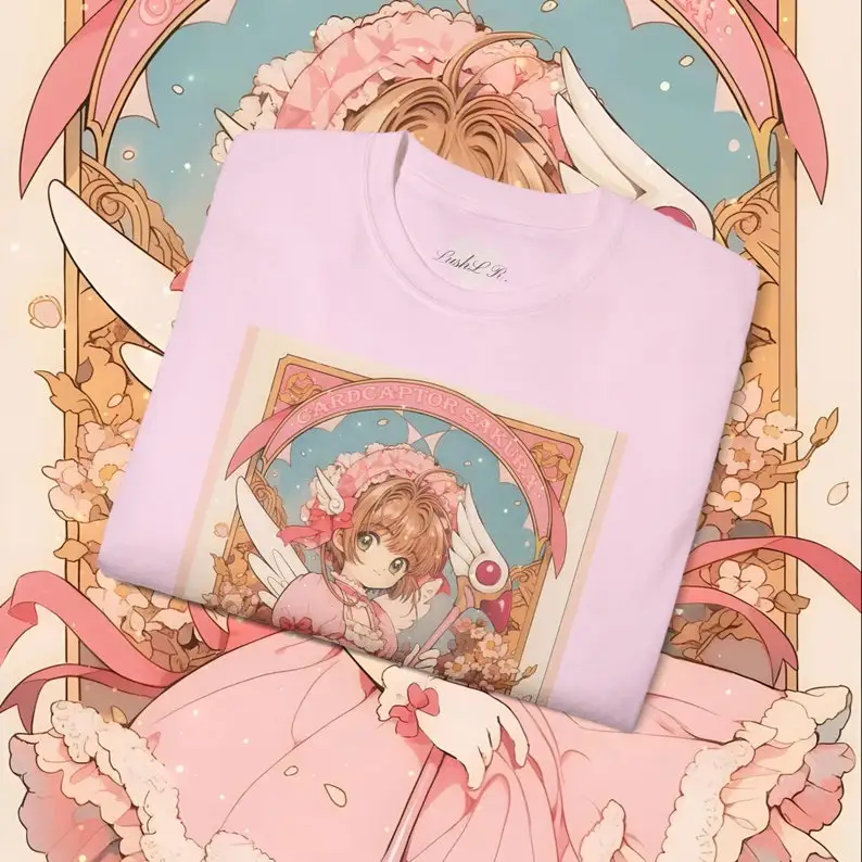 Cardcaptor Sakura T-Shirt Retro Anime Tee Cute