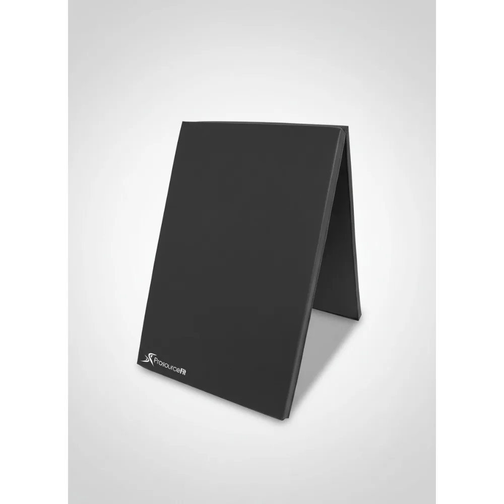 بساط تمرين سميك قابل للطي مقاس 6 × 2 بوصة مع مقابض لـ MMA، والجمباز، والتدريبات المنزلية، باللون الأزرق