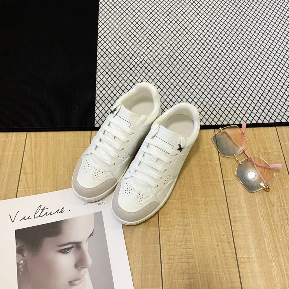 

Women Casual Shoes with Thick Soles Fashionable New High End Design Sports Shoes Casual Lace Up Board Shoes YZBL780