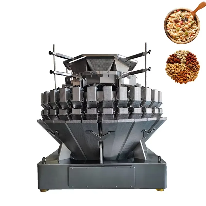 Industrial  Automatic Multihead Weigher 8head 14 Headf Combined Weighing Packaging Machine for High Speed Automatic Packing
