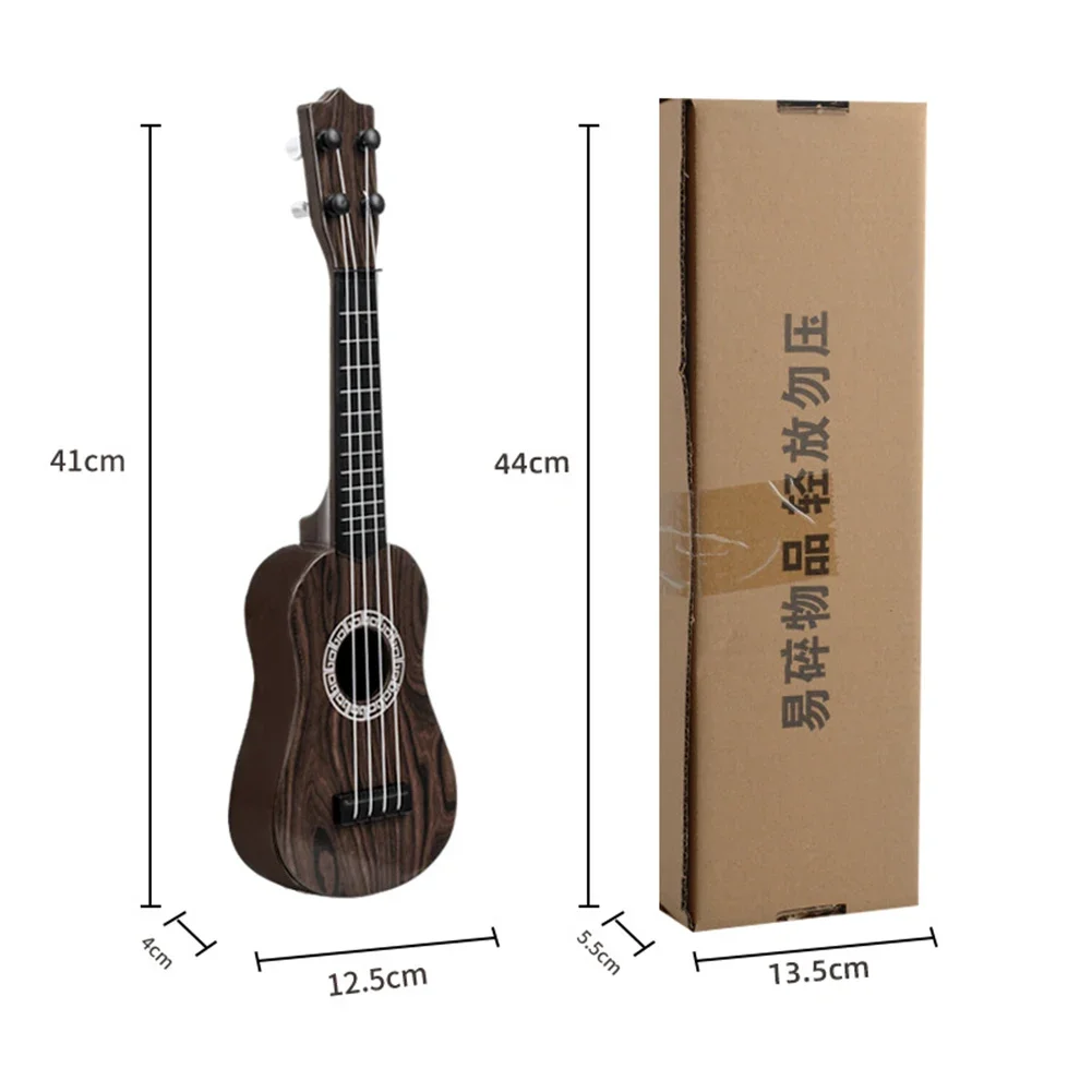 41/25cm dzieci Ukulele gitara dla dzieci może być używany do gry na podstawowych instrumentach z wiosłami symulującymi prezenty świąteczne zabawki muzyczne