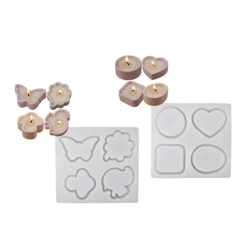 9HJK أنيقة فنجان القهوة القوي متين سيليكون شمعة الملحقات المحمولة لإنشاء شمعة عيد الميلاد الزخرفية الاستخدام اليومي