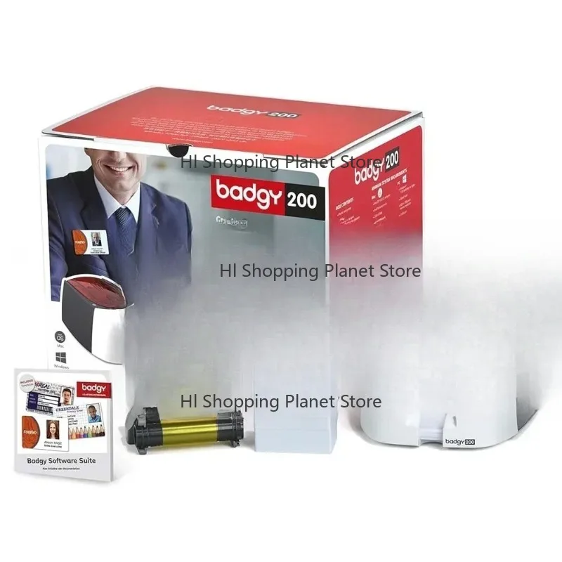 Orig-inal Ev-olis Badgy200 Ca-rd Pri-nter Single Sided Affordable C-ard Pri-nting Solution
