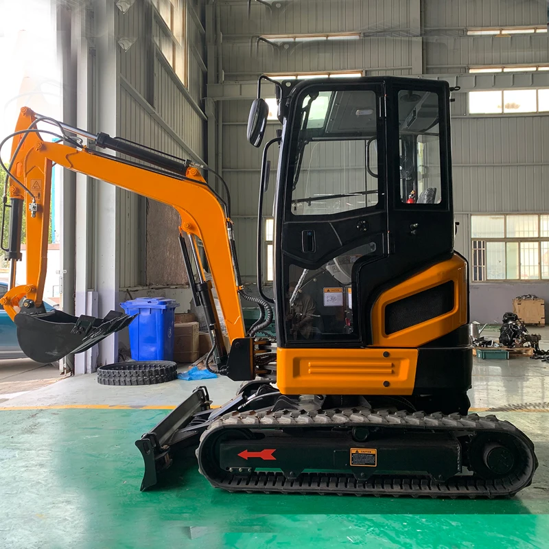 2.5Ton Customized  Crawler Bagger With Thumb Agriculture Construction Machinery Micro Small Digger Mini Excavator Digging Bucket