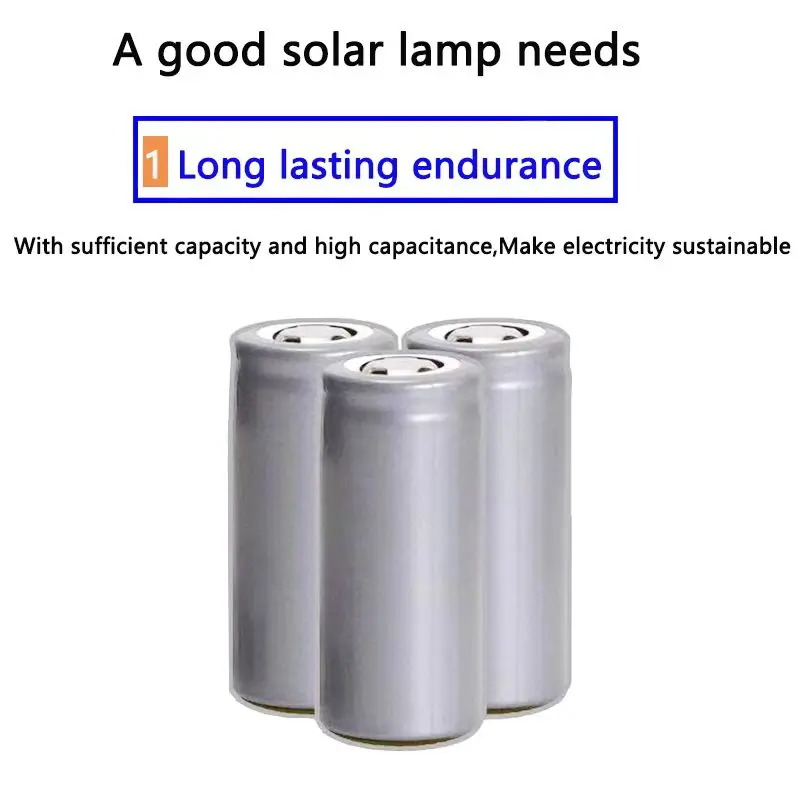 Solar Lamp Battery 3.2V 32650 Large Capacity Lithium Iron Battery Solar Street Lamp Floodlight Battery with Protection Panel