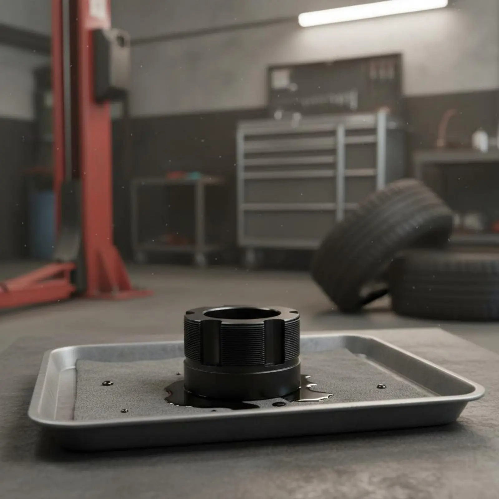 

Spindle Thread Repair Tool Repairs Damaged Threads Through-Spindle Thread Die High Precise Sturdy Duty for Professionals, Garage