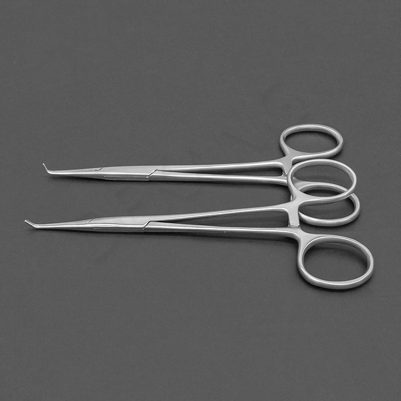 Separation Ligature Forceps Right Angle Hemostatic Forceps Vascular Forceps Fine Elbow Forceps Holding Tissue Forceps Surgical I