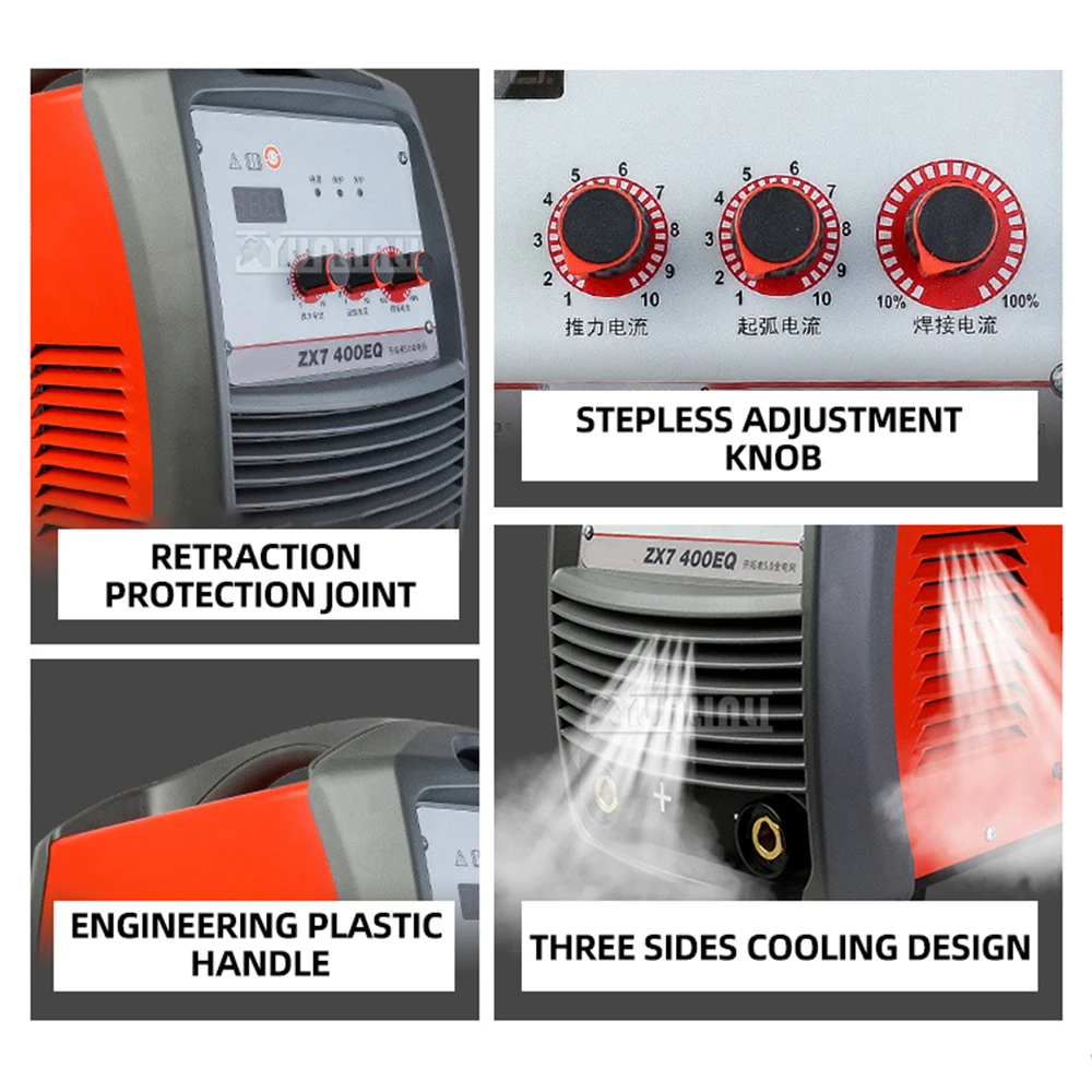 Dual Voltage 220/380V DC Automatic Welding Machine All Copper Construction Household & Industrial Grade Dual-Purpose Welder