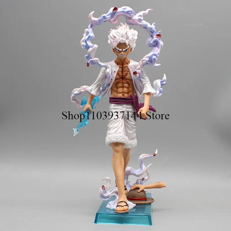 

23cm One Piece Figurine POP Nika Luffy Gear 5 Figure Gk ZooK Factory Luffy Sun God Figure Anniversary Toys PVC Collection Model