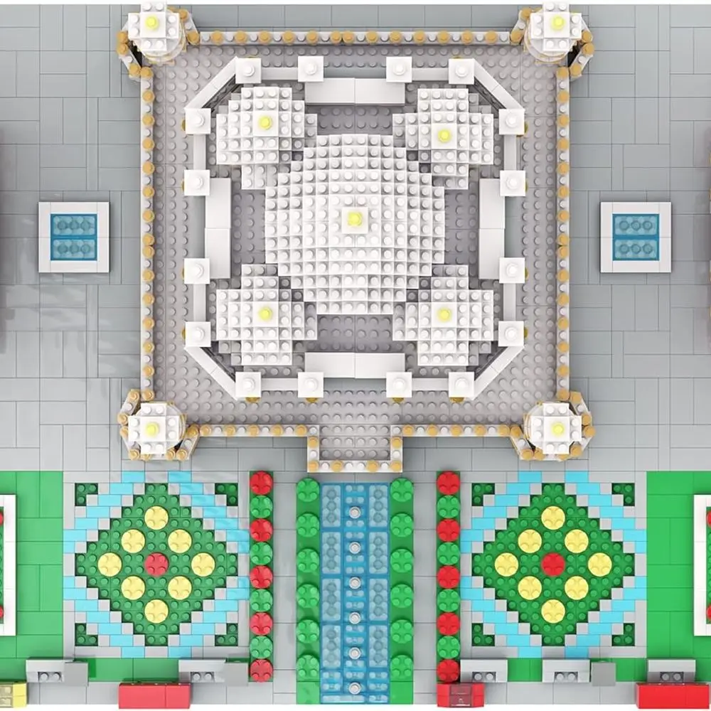 Taj Mahal Micro Blocks Kit: 5477-Piece Architecture Toy for Kids & Adults