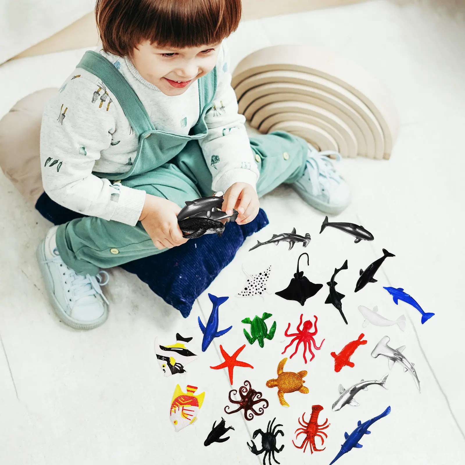 24Pcs Mini Ocean An…