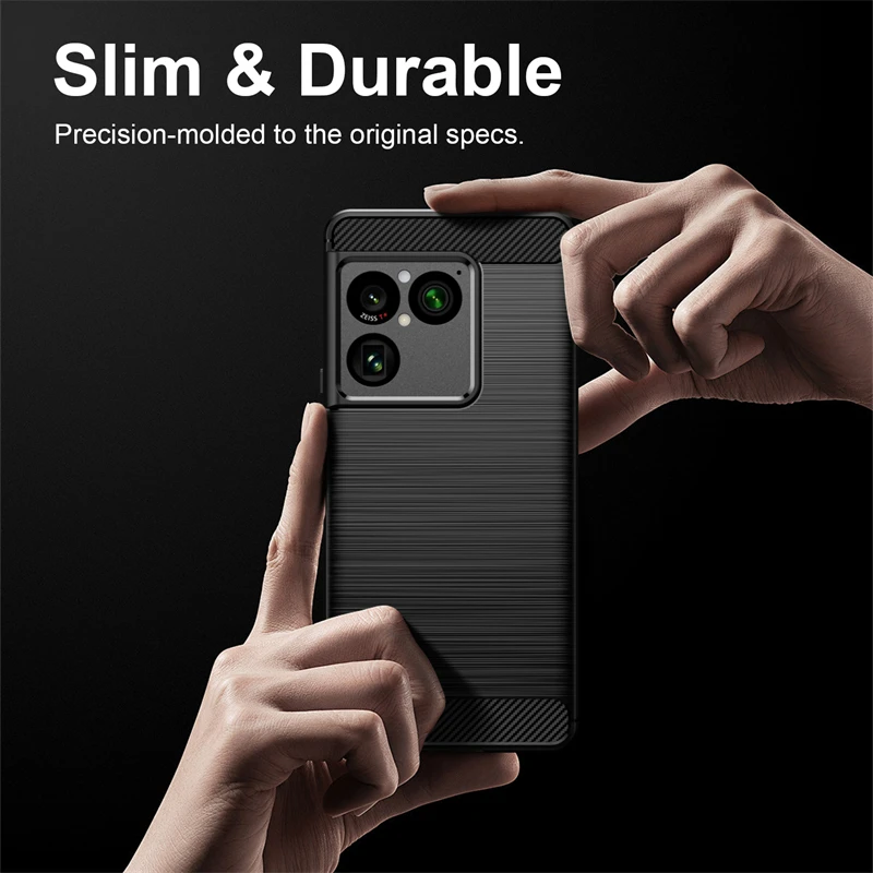 Funda completa para Sony Xperia 1 VIII, funda trasera de silicona suave con fibra de carbono para Sony Xperia 1 VIII