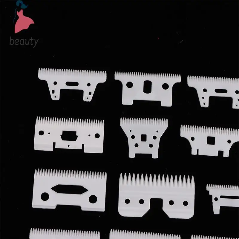 2-Hole Stagger-Tooth Ceramic Movable Blade Cordless Clipper Replaceable Blade For Shear Clipper