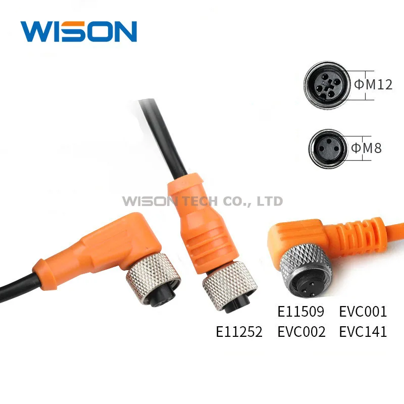 EVC141 150 EVC001 EVC002 EVC003 EVC004 EVC005 EVC006 EVC008 E11504 E11507 E11252 E11508 E11509 Sensor de cabo de conexão do sensor