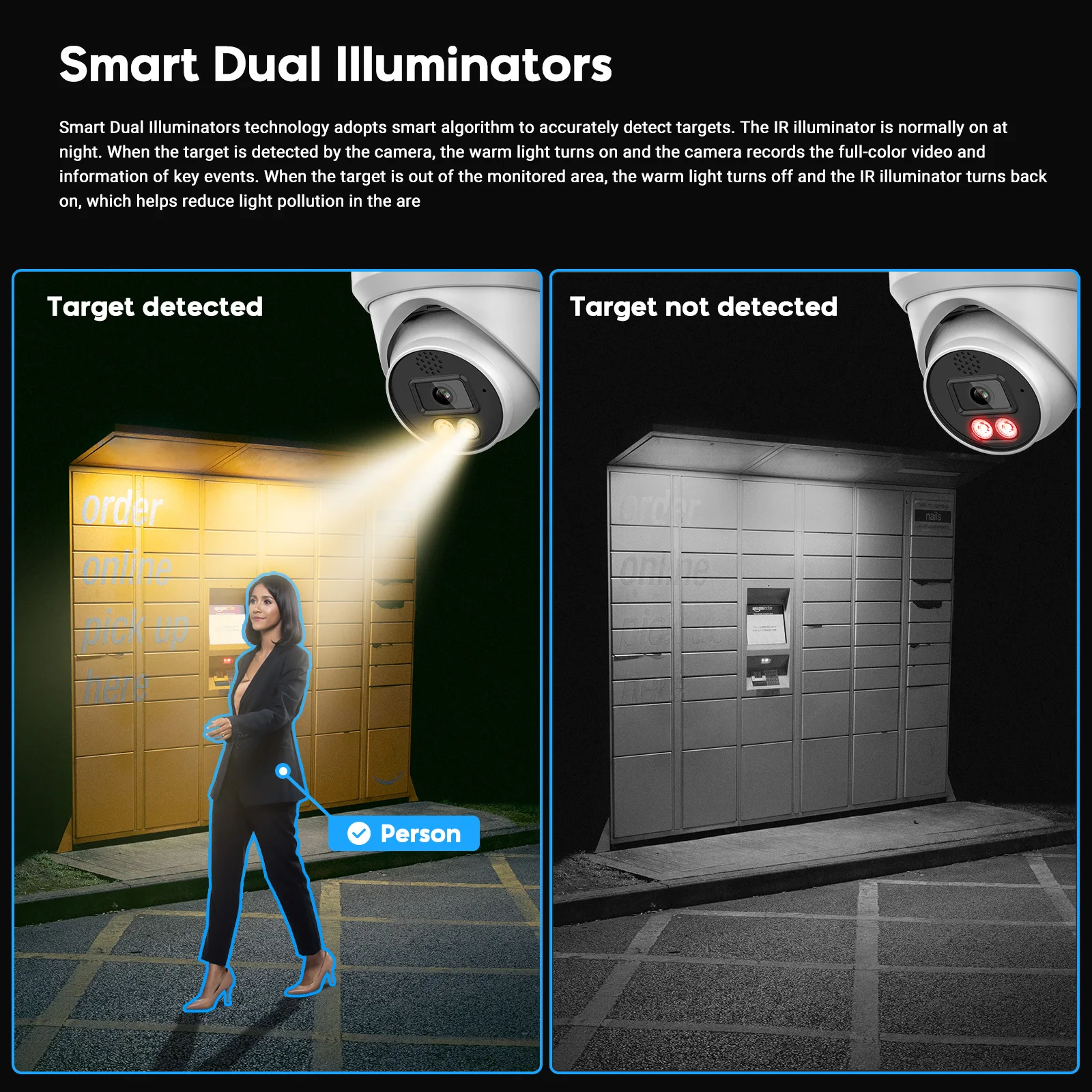 Hikvision Compatible 4K 6MP PoE Color Night Security Camera Human Vehicle Detection Built-in Mic HIK Protocol Video Surveillance